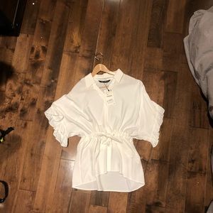 Zara white shirt
